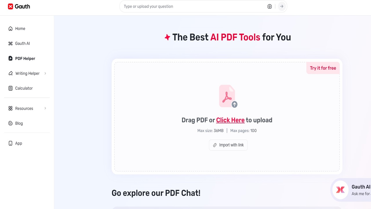 How Gauth’s PDF Chat Transforms Lecture Slides into Interactive Lessons
